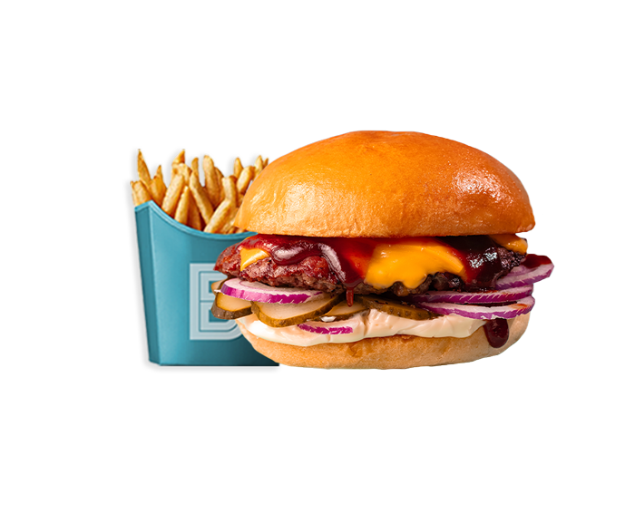 Babas hamburgare BBQ Mayo