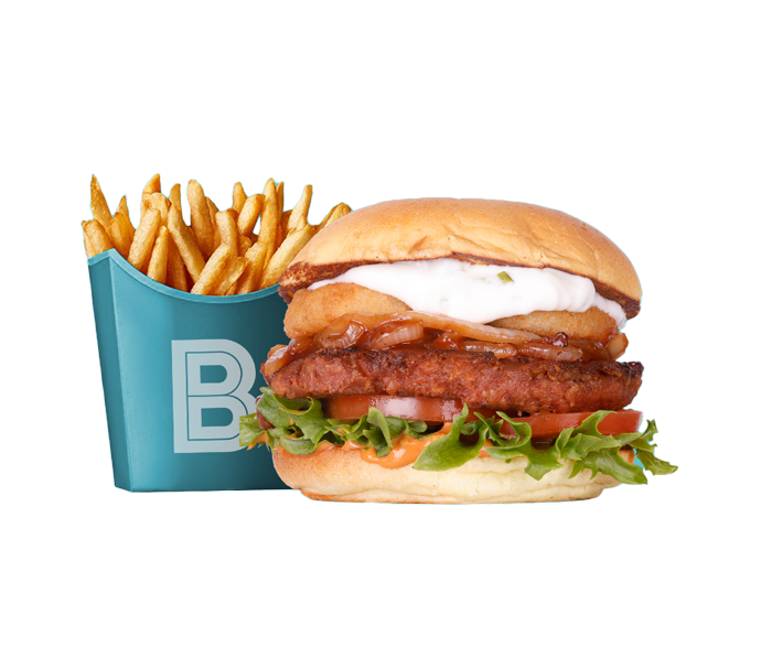 Babas hamburgare Vegan tryffel & onion