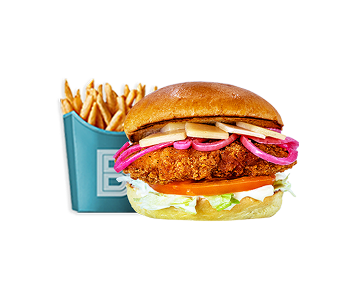 Babas hamburgare Crispy Chicken Padano