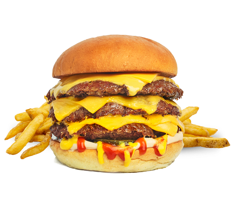 Babas hamburgare Cheeseburgare