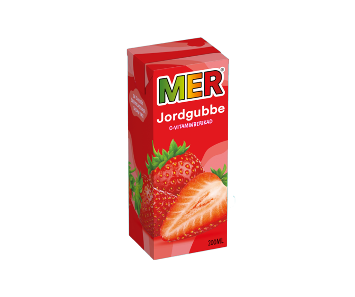 Mer Jordgubb (20cl tetraförpackning)